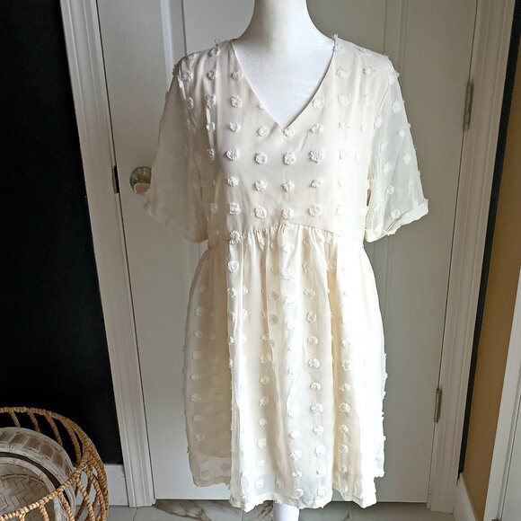 Grace Karin Dresses & Skirts - NEW! GRACE KARIN CLIP DOT BABYDOLL DRESS